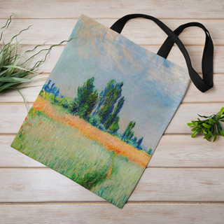 Lina vai kokvilnas auduma maisiņš «Field of Corn» | Kolekcija «Claude Monet»