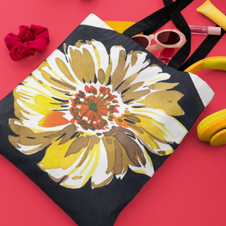 Lina vai kokvilnas auduma maisiņš «Gerbera» | Kolekcija «Aquarello»
