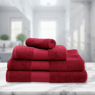 Klasiskais frotē dvielis 450 g/m² | Bordo