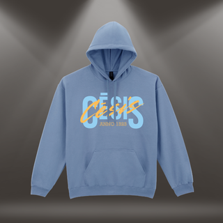 Hūdijs ar apdruku "Cēsis. Anno 1323." | Pelēcīgi zils (Stone blue)