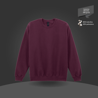 Klasiskais flīsa džemperis | Bordo