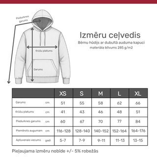Klasiskais hūdijs bērnam | Balts