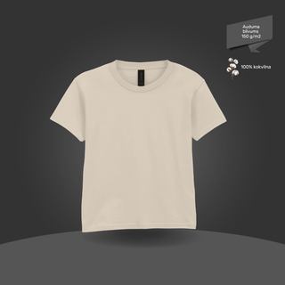 Bērnu T-krekls, pamata modelis | 150 g/m² | Smilšu krāsa