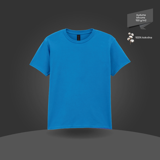 Bērnu T-krekls, pamata modelis | 150 g/m² | Safīra zils