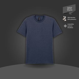 Pamata T-krekls | 150 g/m² | Tumši zils ar tekstūru
