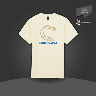 Kokvilnas T-krekls "C - Carnikava" | 4 krāsas