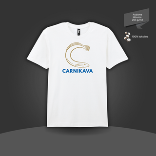 Kokvilnas T-krekls "C - Carnikava" | 4 krāsas