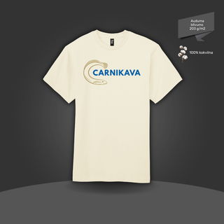 Kokvilnas T-krekls "Carnikava un nēģis" | 4 krāsas