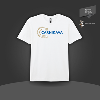 Kokvilnas T-krekls "Carnikava un nēģis" | 4 krāsas