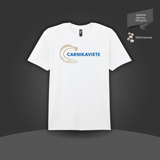 Kokvilnas T-krekls "Carnikaviete" | 4 krāsas