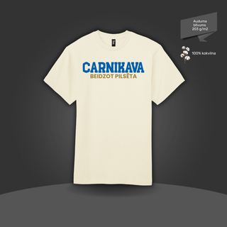 Kokvilnas T-krekls "Carnikava – beidzot pilsēta" | 4 krāsas