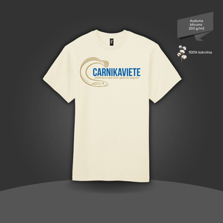 Kokvilnas T-krekls "Carnikaviete – pilsētniece kopš 2026" | 4 krāsas