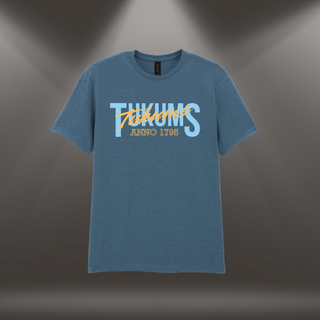 Kokvilnas T-krekls "Tukums. Anno 1795" | Indigo zils
