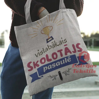 Lina Auduma Maisi «Vislabkais Skolotjs Pasaul» | Kolekcija «Mci.mli.iedvesmo.»